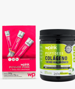 Pré-treino laranja + Colágeno Maçã Verde